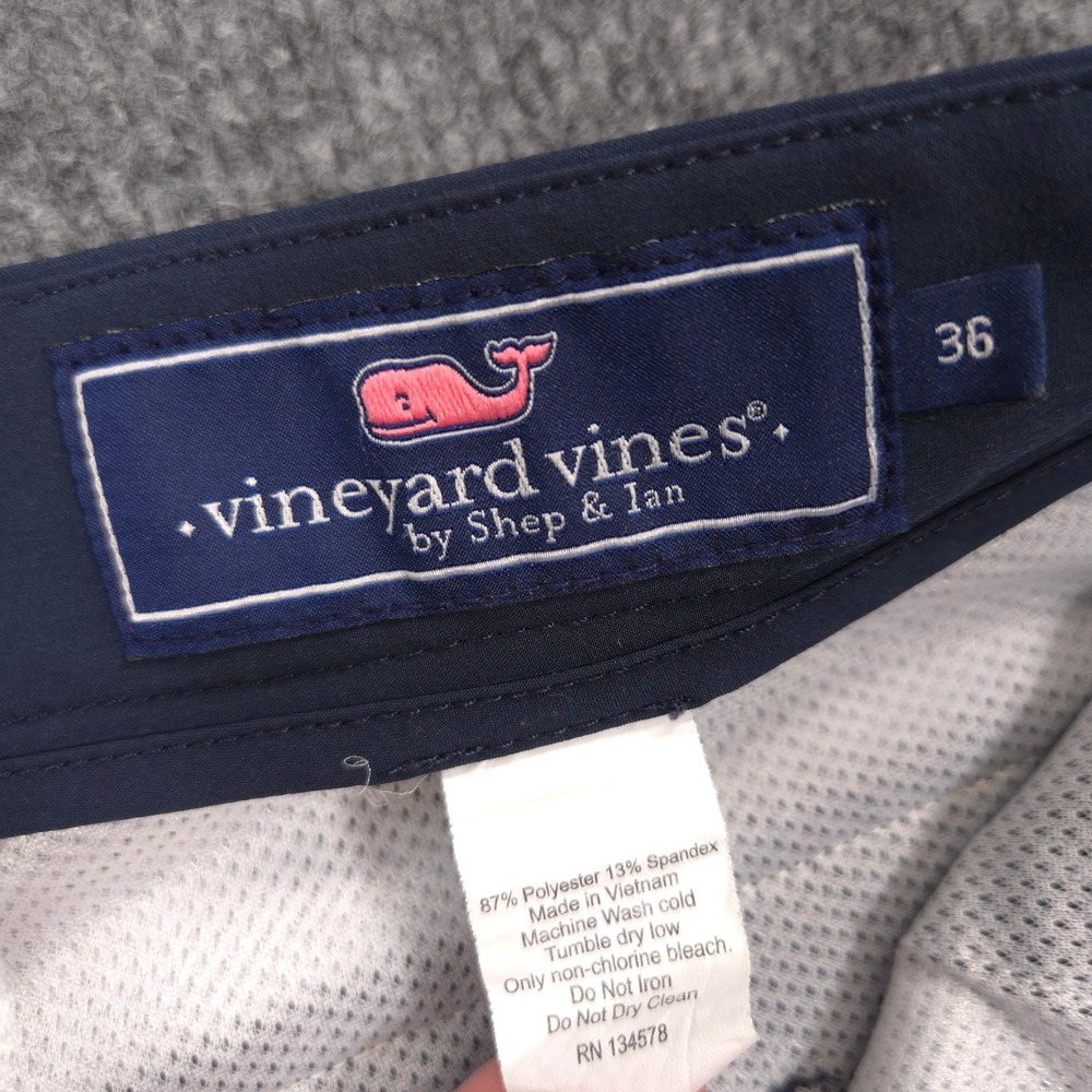 Lot of 3 Vineyard Vines Performance Breaker Shorts Mens 36 Navy Blue Gray Golf - Picture 4 of 14